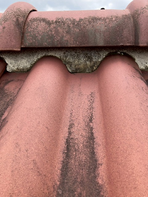 漆喰の経年劣化も進行